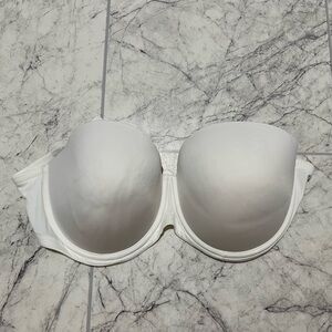 Victoria's Secret Elegant White Strapless Bra